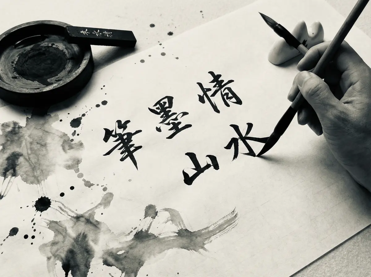 无限赌场旅行家专栏书法创作水墨画